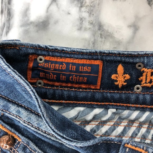 ROCK REVIVAL, Jeans, Gwen, 29, Blue Jeans, Boot Cut, Embellished Back Pockets - Picture 10 of 16